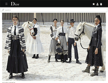 Tablet Screenshot of dior.com